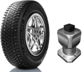 Studding of new car tires